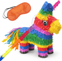 GIFTEXPRESS 16" Rainbow Donkey Pinata, Benito the Donkey