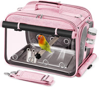 Bird Carrier Airline Approved - Pink