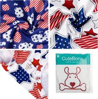 CuteBone Dog Shirts 2-Pack Soft Pet Clothes Breathable Summer Vest - Small / Stars&map - image 2