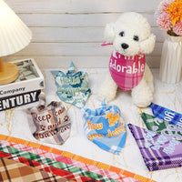 Sweetude 100 Pcs Dog Bandanas Bulk Triangle Bibs Adjustable - Stylish - image 4