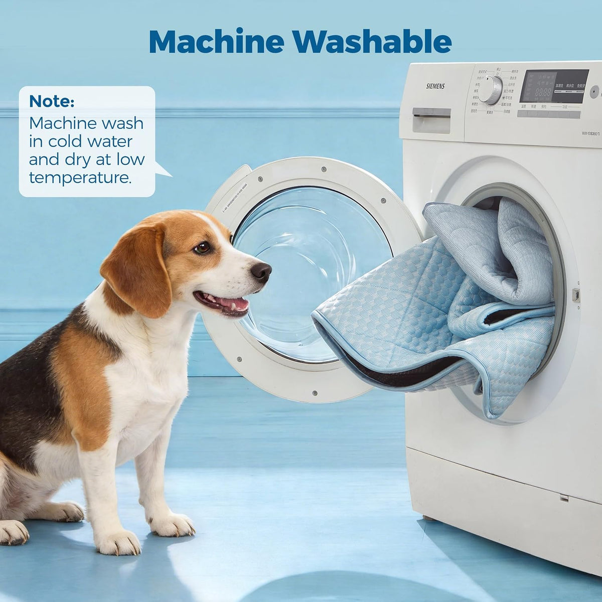Waterproof Cooling Mat for Large Dogs 28x41 - Blue / 28x41 - image 4