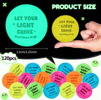 Seenelling 24 glow in the dark bouncy balls printed with Bible verses - view 23