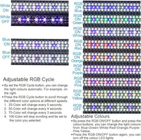WaterRebirth Aquarium LED Light Fish Tank Light (24-30”)