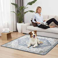 Washable Pee Pads for Dogs 2 Pack, Absorbent Reusable Puppy Pads Waterproof, Leakproof & Non-Slip Whelping Pad, Potty Training Pads for Dogs Playpen Mat 48x48