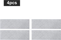 COSY HOMEER Edging Stair Treads Non-Slip Carpet Mat 28inX9in Indoor Stair Runners for Wooden Steps, Edging Stair Rugs for Kids and Dogs, 100% Polyester TPE Backing (4pc, Grey)