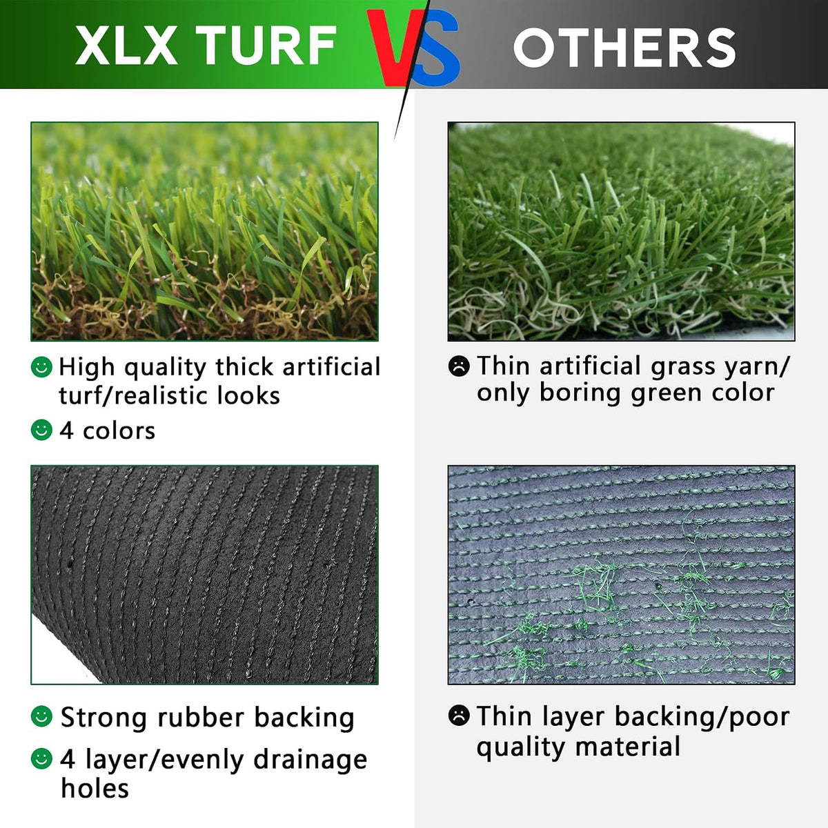 Large Artificial Grass Pad for Dogs Potty - 5FTX8FT - image 4