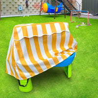 Kids Water Table Cover Fit Rain Showers Splash Pond Water Table - Yellow