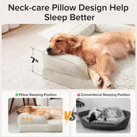 Orthopedic Dog Beds Large Sized - Beige / XL (42"x 32"x 7") - image 4