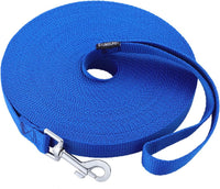 Dog/Puppy Obedience Recall Training Agility Lead, Great for Play - Blue / 15 Feet