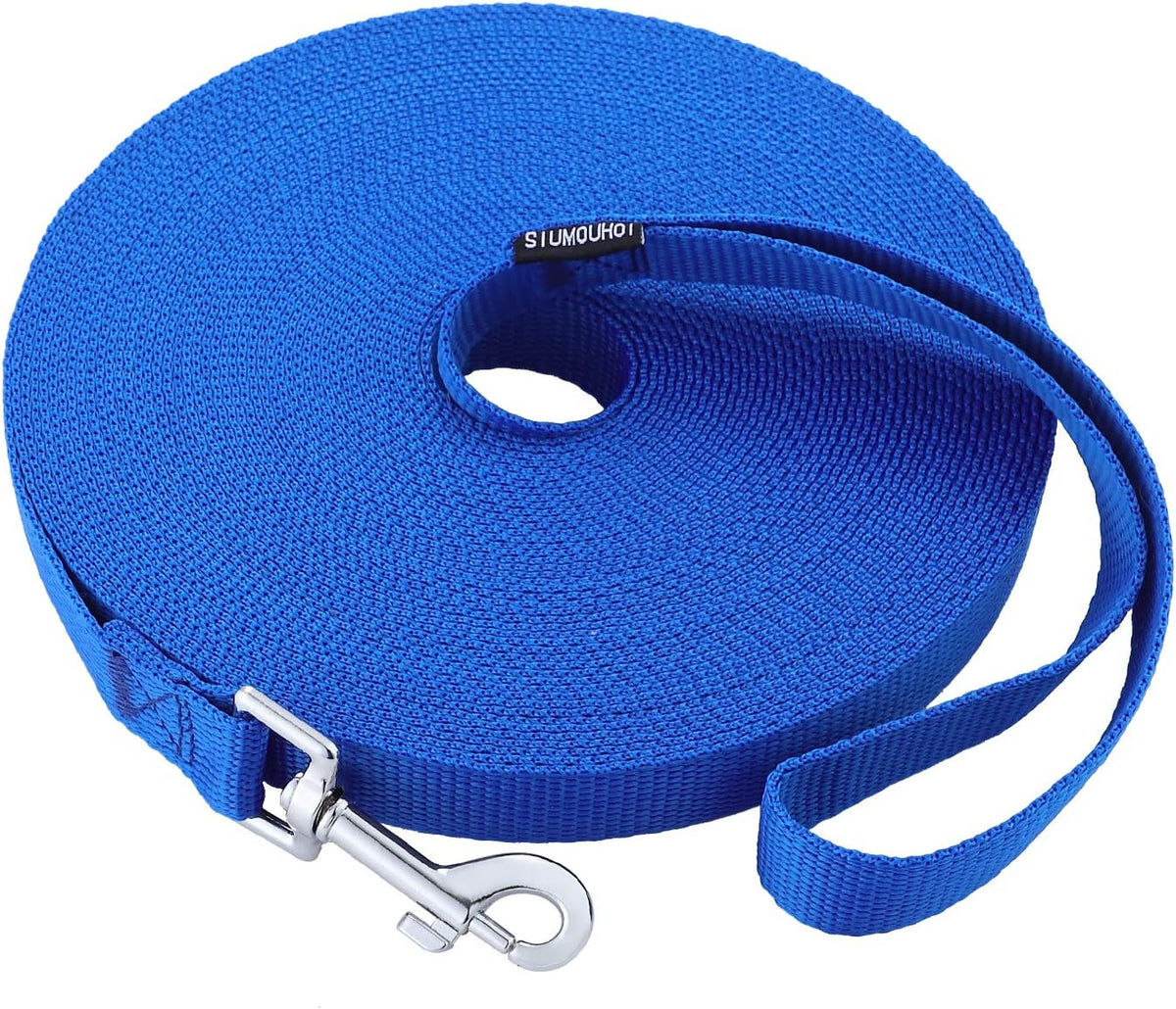 Dog/Puppy Obedience Recall Training Agility Lead, Great for Play - Blue / 15 Feet