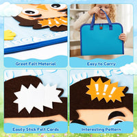 WATINC Travel Felt Board Story Set - Emotional - image 3