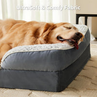 Washable Orthopedic Dog Bed - Deep Grey / 42"L x 30"W x 7"Th - image 3