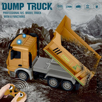 IQKidz Remote Control Excavator Toys for Boys 4-7 Yrs Old - Remote Control Dump Truck - image 2