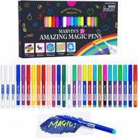 Marvin's Amazing Magic Pens 25 Pack, 2 Erasable Color-Changing - 25 Pens