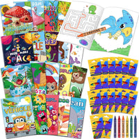 Elfew 24 pack mini Halloween coloring books for kids with pumpkin and ghost covers