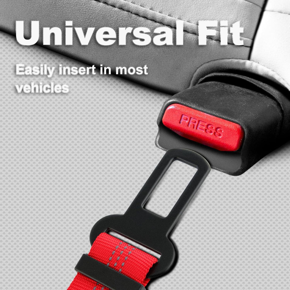 Plutus Pet Dog Seat Belt for Car - Red - image 3