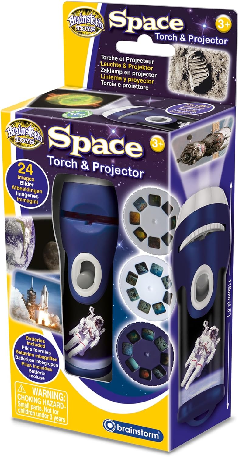 Brainstorm Toys: Space Torch and Projector, Creates Clear
