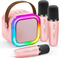 IROO Mini Karaoke Machine for Kids - Rose