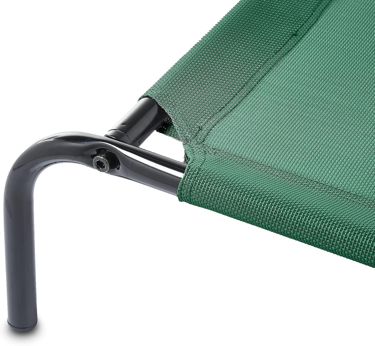 Amazon Basics Cooling Breathable Elevated Dog Bed with Durable Metal - Green / Small - image 4