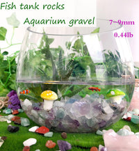 Fluorite Aquarium Gravel Rocks Natural Tumbled Healing Crystal Chips - 1-fluorite / 0.44 Pound - image 2