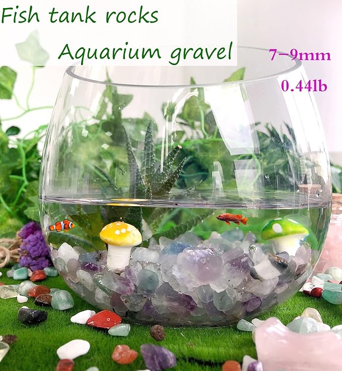 Amethyst Healing Crystal Chips Bulk Gemstones Sets Tumbled Chips Crushed Stones Crushed Crystals Natural Rocks for Fountain Rocks Decoration Reiki Energy Balancing Meditation Aquarium Gravel 0.44lb