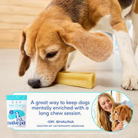 Native Pet Yak Cheese Himalayan Dog Chews - Long Lasting Dental Sticks for Small Breeds– 100% All Natural Himalayan Yak Chews for Small Dogs – Cheese Bone for Aggressive Chewers - 5 Per Pack