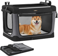 Feandrea Collapsible Dog Crate - L（30"L x 21"W x 21"H）