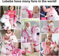 labebe, Baby Rocking Horse, Ride Unicorn - Pink Unicorn - image 2