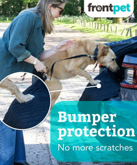 SUV Cargo Liner for Dogs - Water-Resistant Pet Trunk Cargo Cover Mat for SUVs and Sedans - Black / Large (35"L x 40"W) - image 4