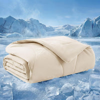 Bedsure ArcticMax Q-MAX>0.5 Premium Cooling Blanket for Medium - Gentle Cream / M(30x40")