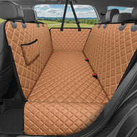 URPOWER Dog Car Seat Cover for Back Seat - Tan / Standard - 54" Length