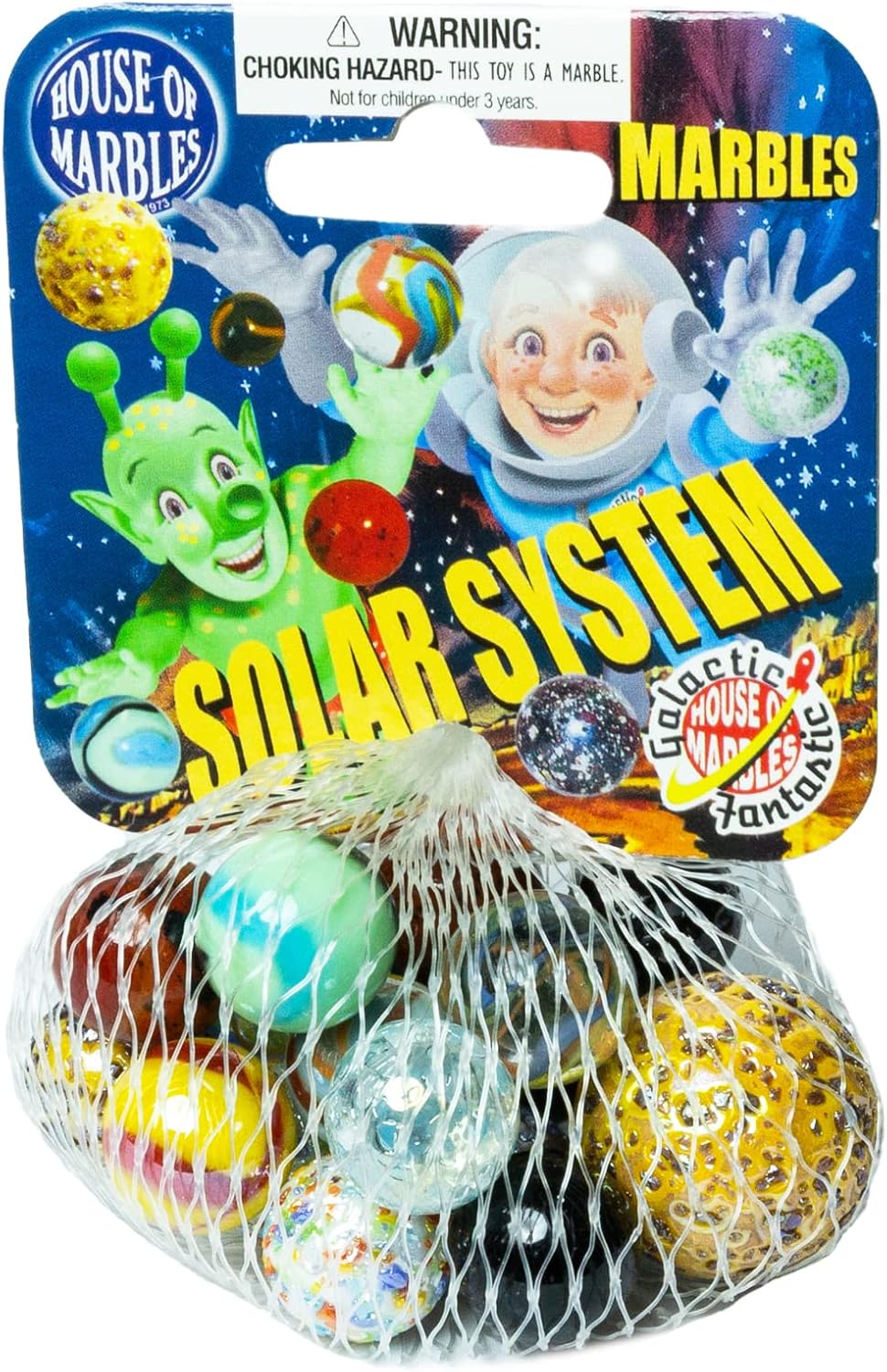 House of Marbles Solar System Net Bag of Marbles - Solar System