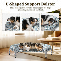 Elevated Dog Bed with Bolster - 6 side Bolster / Medium - image 4