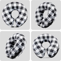 CuteBone Inflatable Dog Cone with Removable Soft Fleece Covers for Small/Medium/Large Dogs and Cats Neck Donut Collar After Surgery GWB03L