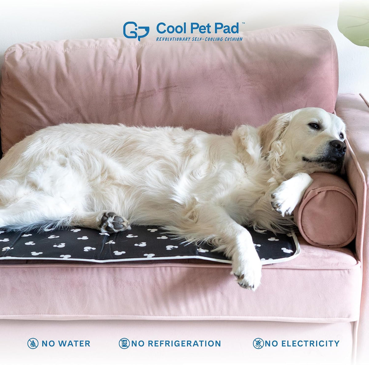 The Green Pet Shop Cool Pet Pad, Self-Cooling - X-Large / Mickey & Minnie - image 2