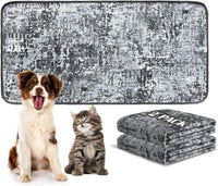 Washable Pee Pads for Dogs, Reusable Puppy Pads 36"x 41" 2 Pack – Essentials for Dogs - Tie Dye Black / 24"*48"(Pack of 2)