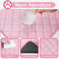 Siedihit Dog Cat Playpen, Puppy Pet Playpen Indoor for Small Dog Crate Tent Cage Outdoor, Portable - Pink with Pad / Large - image 3
