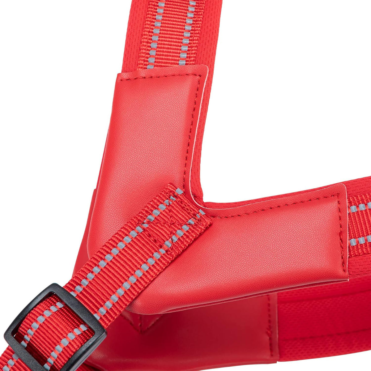 EXCELLENT ELITE SPANKER Reflective Step-in Dog Harness Vest Chest - Red / M-Chest 19-22" - image 2