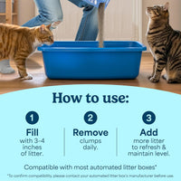 Fresh Step Advanced Simply Unscented Multi Cat Clumping Cat Litter - Advanced Outstretch - Simply Unscented / 32 lb - image 4