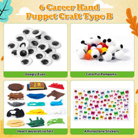 WATINC Hand Puppet Making Kit, Felt Sock Puppet Toys for Kids – Fun for Kids & Family - Career B - image 2