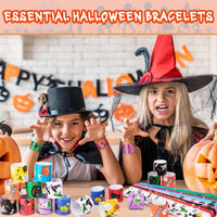 48Pcs Holiday Bracelets Party Favors for Kids Slap Bracelets Holiday - Halloween - image 4