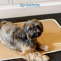 The Green Pet Shop Cool Pet Pad, Self-Cooling - Medium / Iced Latte - image 4