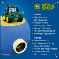 Kids Pink Book Projector, 5 Read Aloud Fairytale Stories - John Deere, Owl & Projector - image 4