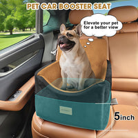 JOEJOY Dog Car Seats for Small Medium Dogs Under 35lbs - Brown / Small/Medium - image 4
