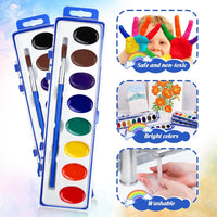 FUMILE Watercolor Paint Set Bulk - 8 color 60pack - image 3