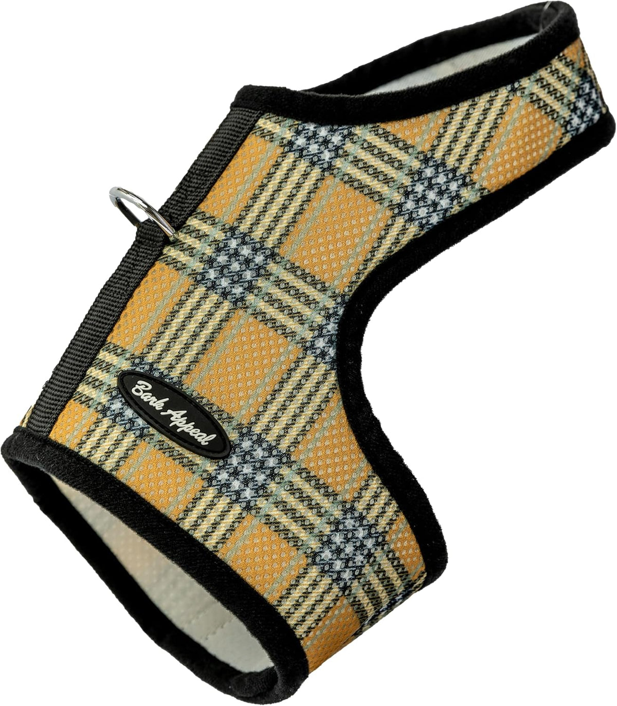 Red Plaid Wrap N Go Dog Harness for Small-Medium Pets - Large / Tan