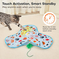 Potaroma Hide and Seek Interactive Cat Toys – Essentials for Cats - Floral Cover / 1 Count - image 4
