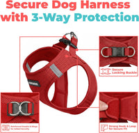 Voyager Step-in Air Dog Vest Harness - Red / XS (Chest: 13 - 14.5") - image 2