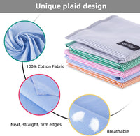 Dog Bandanas Small-5PCS DIY Bandanas Green Orange Pink Blue Gray – Essentials for Dogs - X-Large - image 3