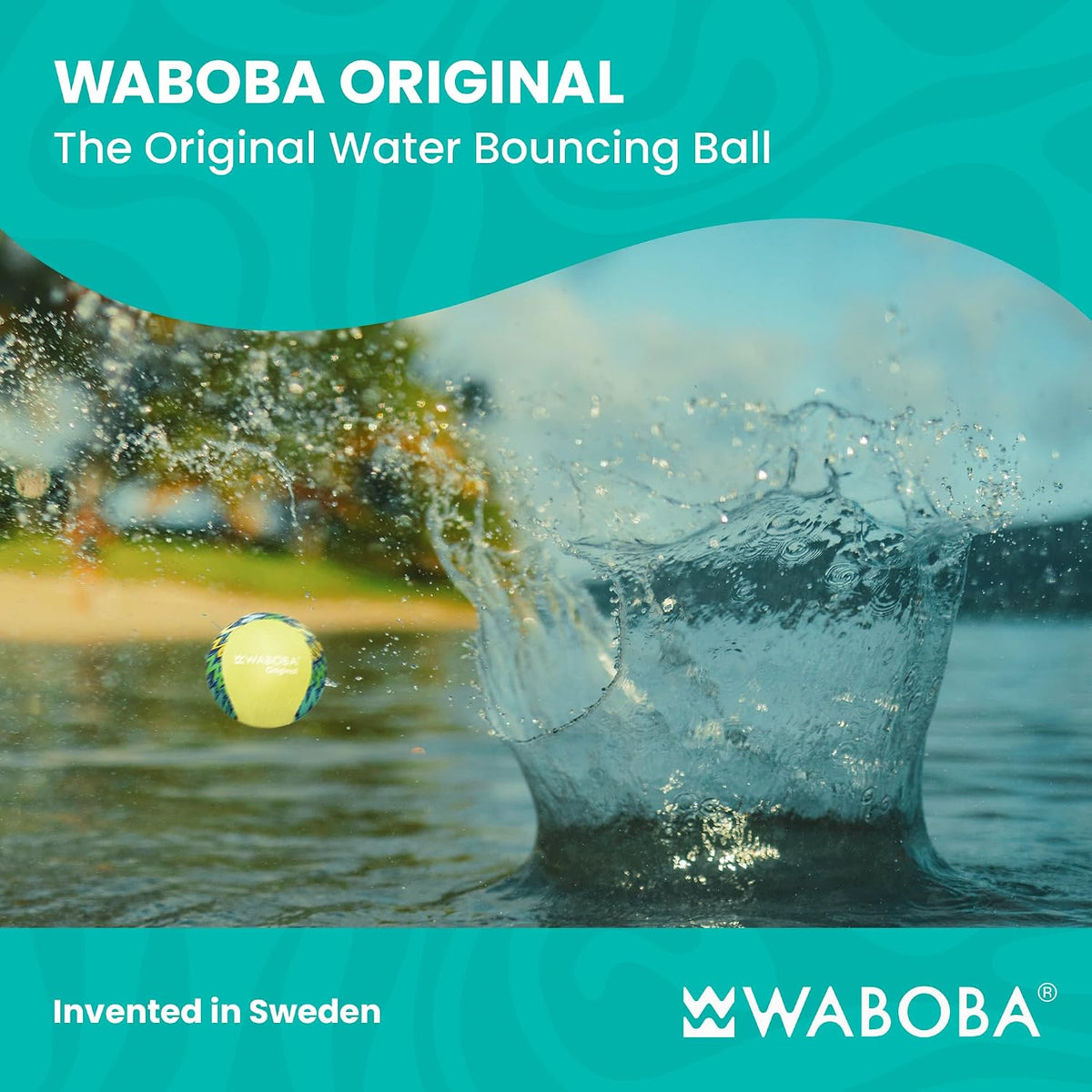 Waboba Original Water Bouncing Ball - Zigzag - image 2